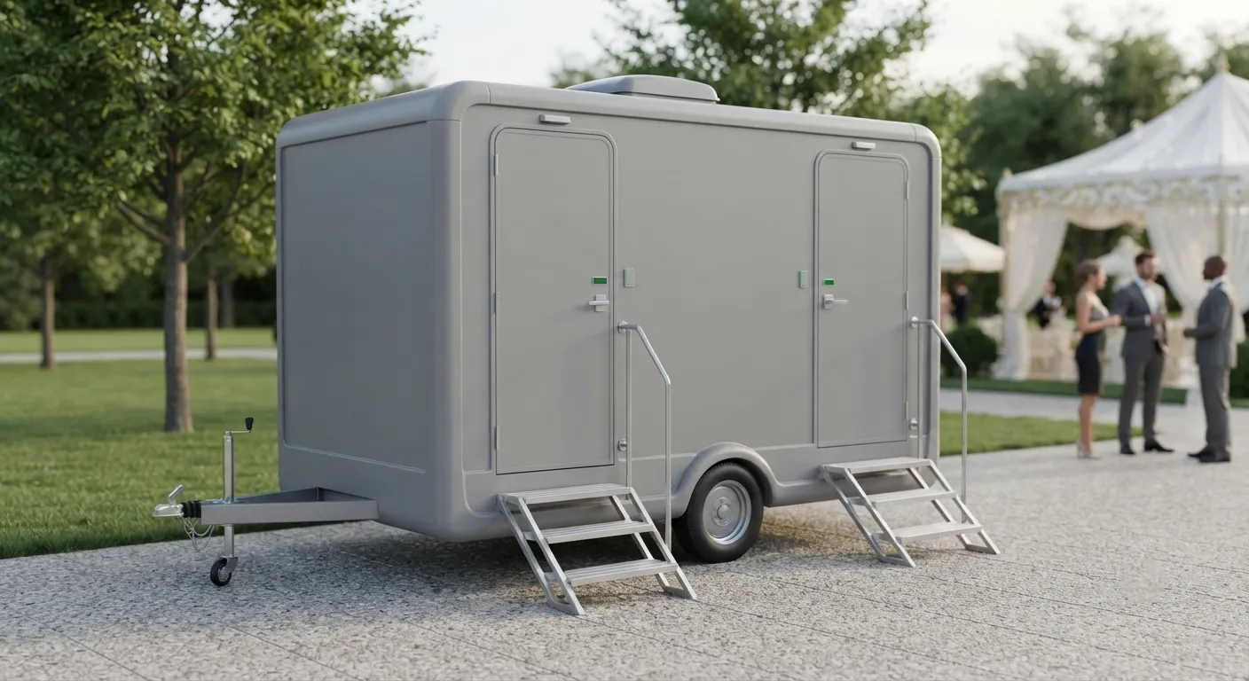 2 Stall Restroom Trailer in Columbus, OH