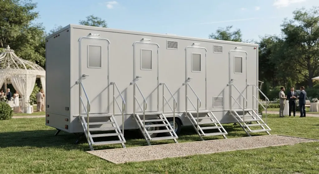 4 Stall Restroom Trailer in Columbus, OH