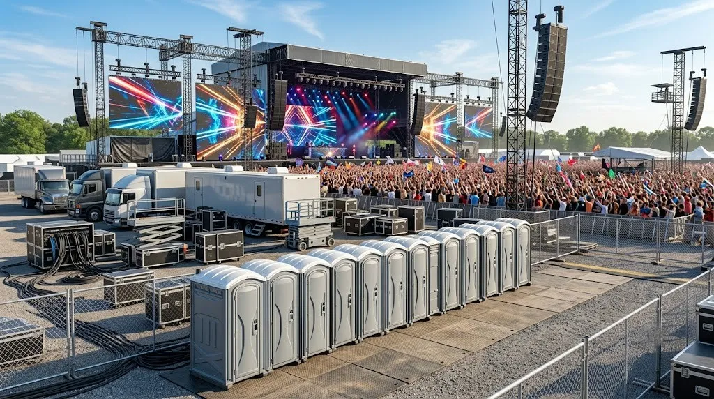 Concert Restroom Rental in Columbus, OH