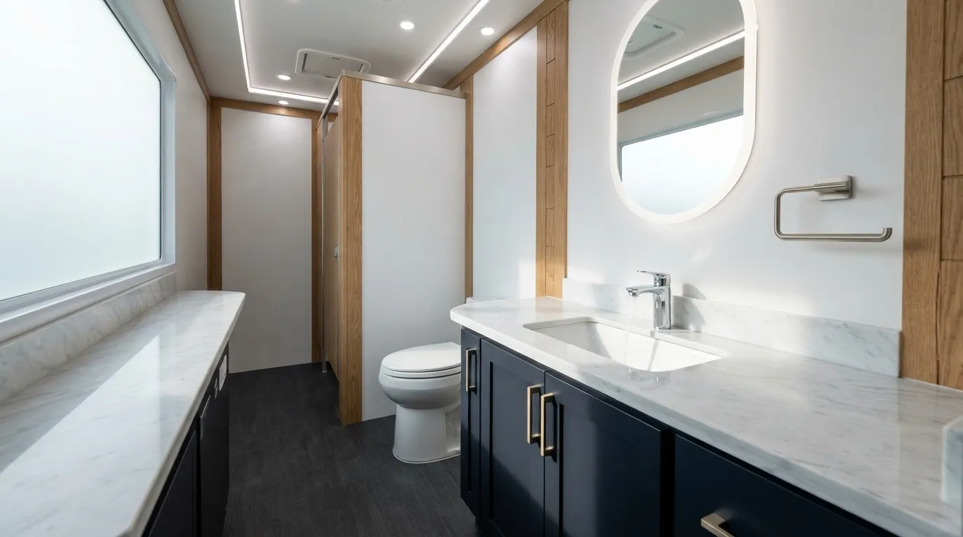 Luxury Restroom Trailer in Columbus, OH
